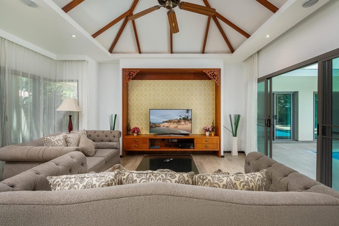 Villa Bond| 3 Bedrooms | Private Pool | 3 Min To Naiharn Beach Rawai Luaran gambar